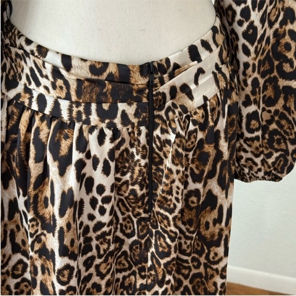 NWT Leopard Print Maxi Dress Size M - Picture 9 of 9